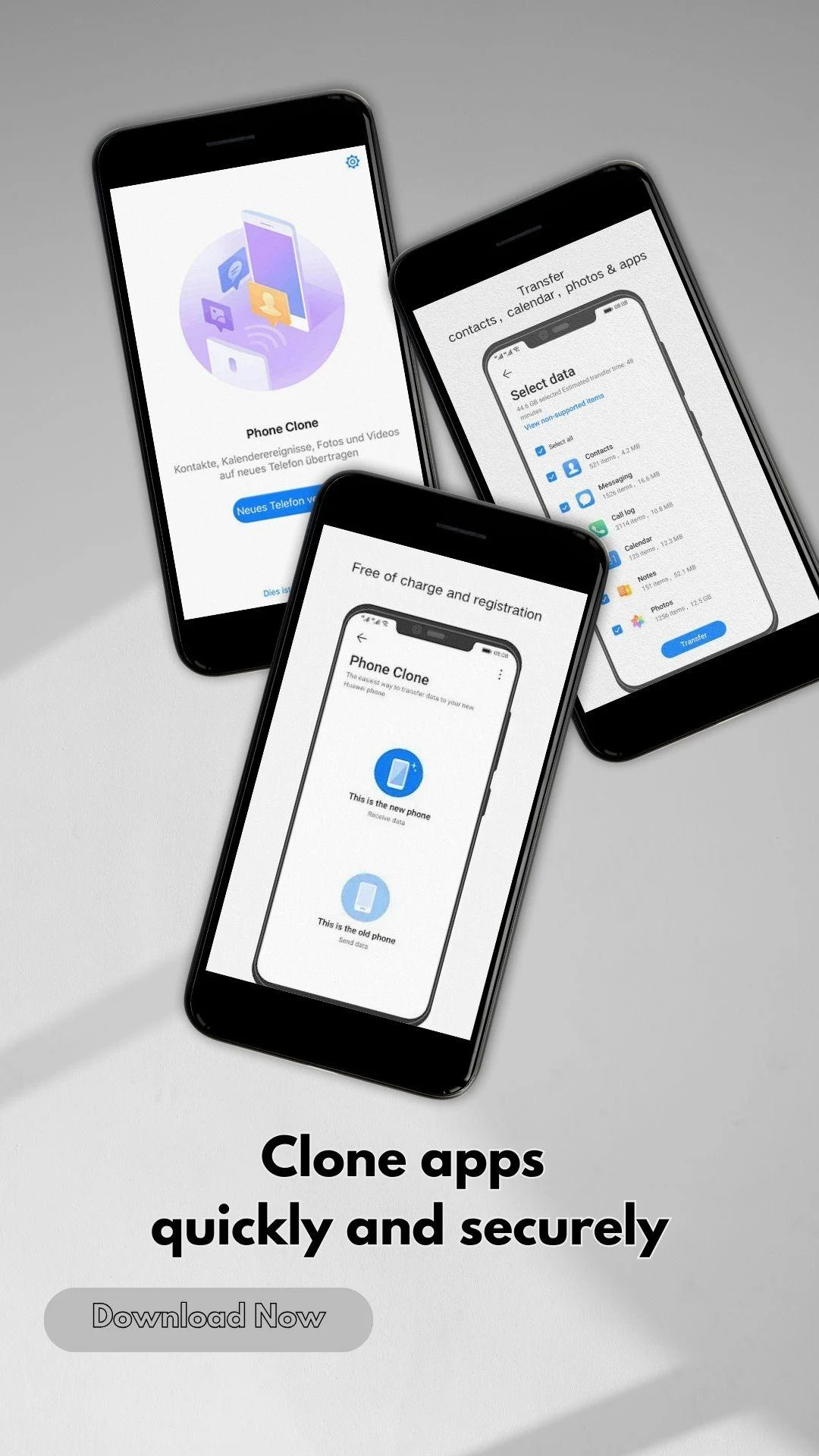 Huawei Clone Phone App Help screenshot